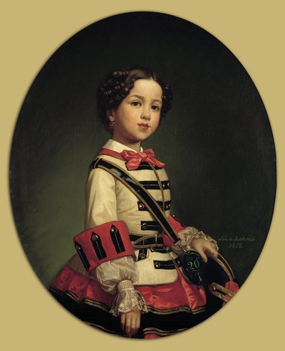 Cristina de Roncali y Gaviria, die kleine Marquise von Roncali von Luis de Madrazo